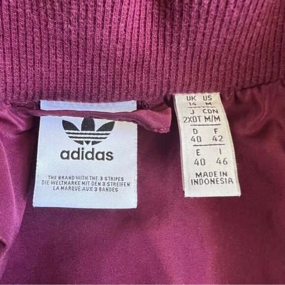 Adidas Colorblocked Fur Bomber Jacket - M - Picture 5 of 7